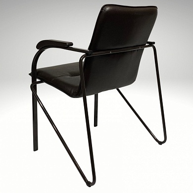 Кресло  630*600*820  ( Vega Dark brown / металл- темн. орех / подлокотн. Бук -Тон- 6 (Венге))