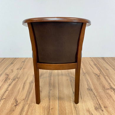Кресло Капри-6 600 х 590 х 790 мм / тон 10 / кожзам Pegas coffee
