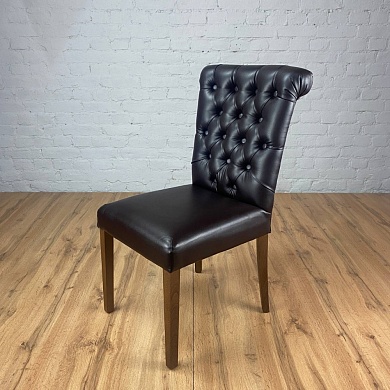 Стул  550*640*950  ( Кожзам Boston Elite coffee / Бук / Тон 4- (Старинный орех))