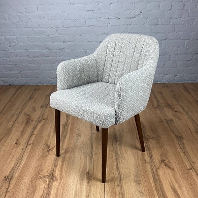 Стул  550*620*790  (A. BUCKLE Latte / ножки Бук / Тон-4 (Старинный орех))
