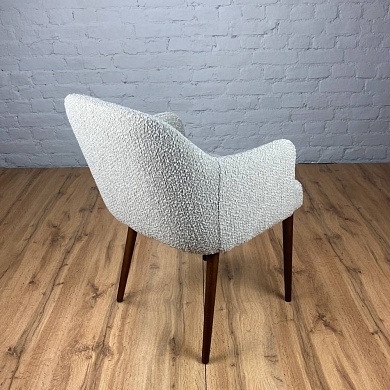 Стул  550*620*790  (A. BUCKLE Latte / ножки Бук / Тон-4 (Старинный орех))