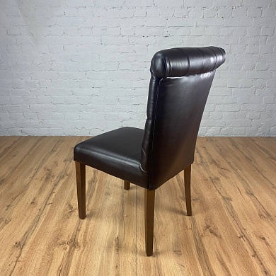 Стул  550*640*950  ( Кожзам Boston Elite coffee / Бук / Тон 4- (Старинный орех))