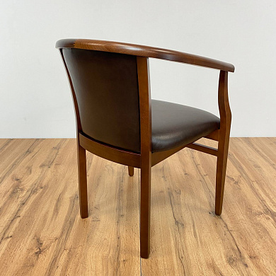 Кресло Капри-6 600 х 590 х 790 мм / тон 10 / кожзам Pegas coffee