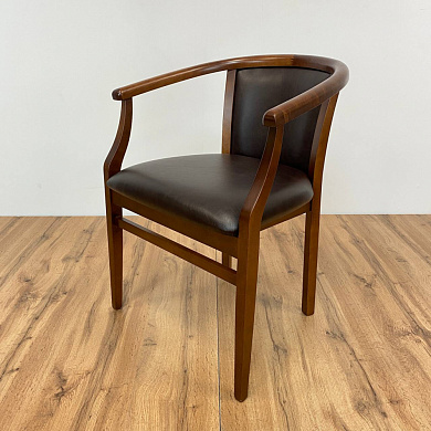Кресло Капри-6 600 х 590 х 790 мм / тон 10 / кожзам Pegas coffee