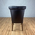 Стул  550*640*950  ( Кожзам Boston Elite coffee / Бук / Тон 4- (Старинный орех))