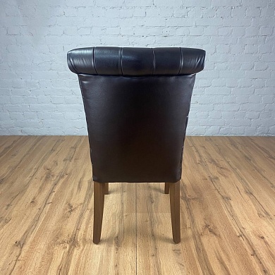 Стул  550*640*950  ( Кожзам Boston Elite coffee / Бук / Тон 4- (Старинный орех))