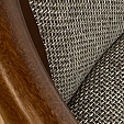 Кресло Капри-6 600 х 590 х 790 мм / тон 10 / рогожка Scandinavia brown wood мебель
