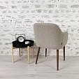 Стул  550*620*790  (A. BUCKLE Latte / ножки Бук / Тон-4 (Старинный орех))