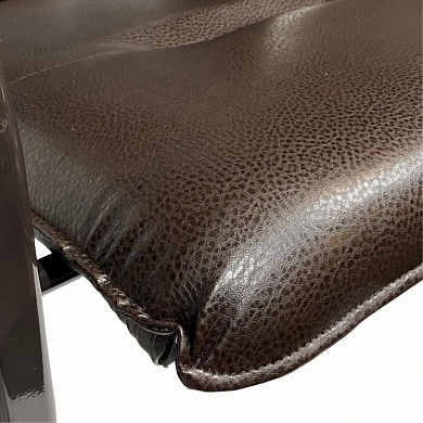 Кресло  630*600*820  ( Vega Dark brown / металл- темн. орех / подлокотн. Бук -Тон- 6 (Венге))