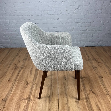Стул  550*620*790  (A. BUCKLE Latte / ножки Бук / Тон-4 (Старинный орех))