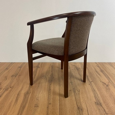 Кресло Капри-6 600 х 590 х 790 мм / тон 10 / рогожка Scandinavia brown wood мебель