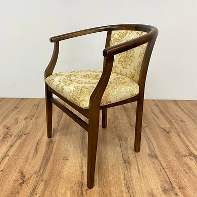 Кресло Капри-6 600 х 590 х 790 мм / тон 11 / тк Luiza gold